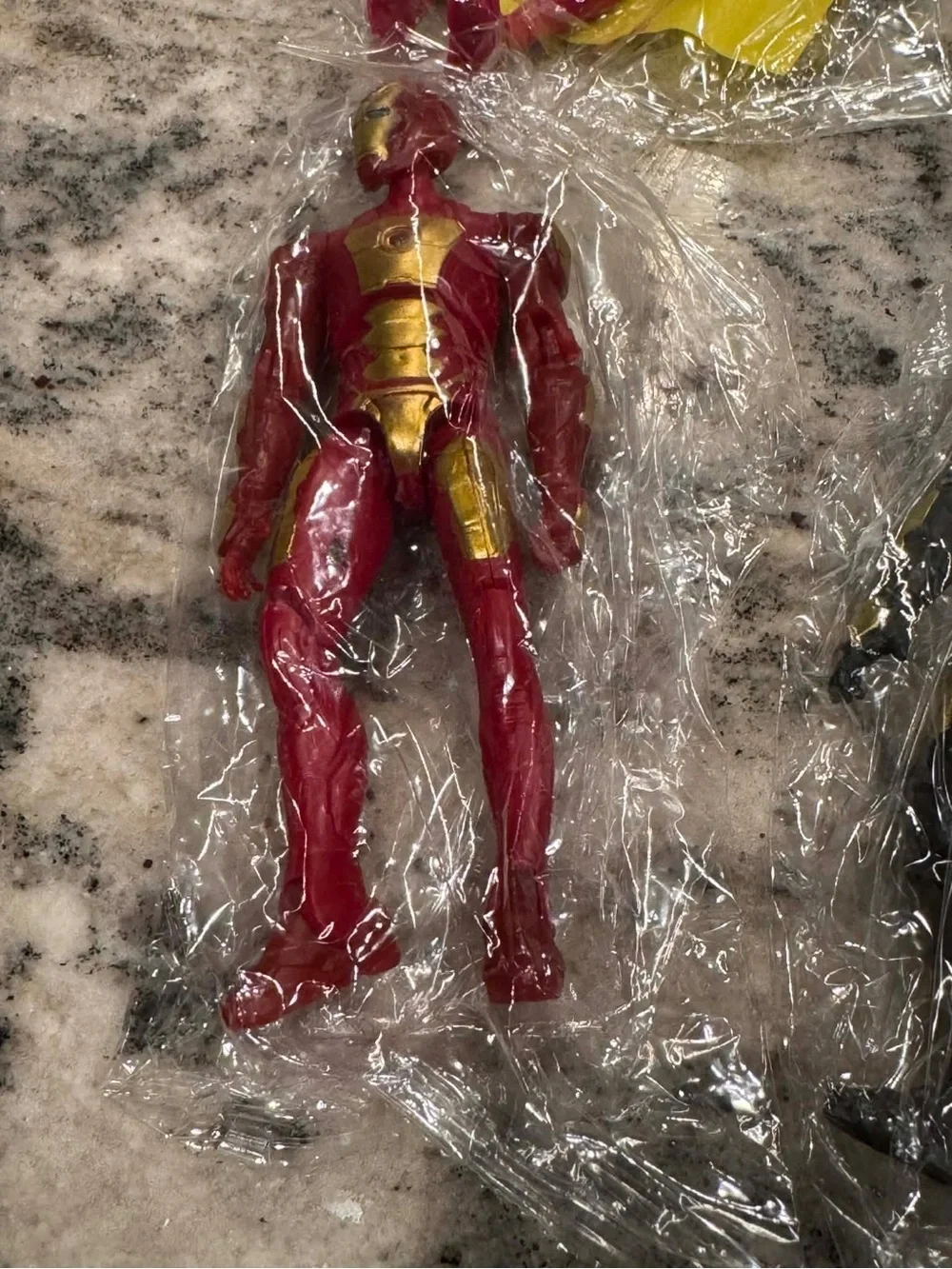 Set of 10 Action Figures marvel. 9 still in the sealed plastic. 6” tall